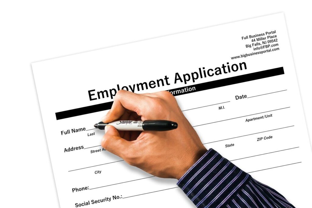 employment application